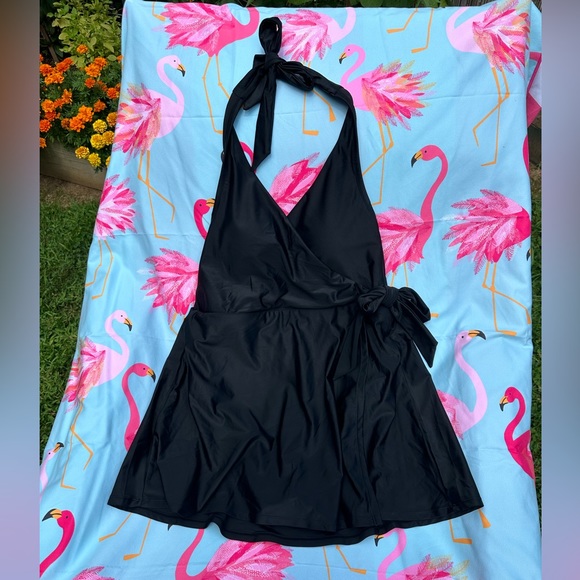 J. Crew | Swim | J Crew Halter Wrap Swim Dress Nwt | Poshmark